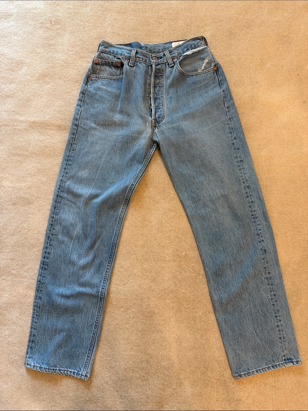 Aligrace Vintage Rise Slim Straight Jean